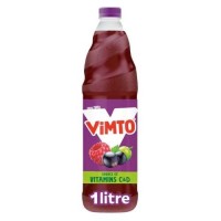 Vimto Real Fruit Squash Cordial - 1 Litre - Best Before: 01/2026